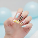 Xucai Beauty Pink Stitching Ombre Press-On Nails - Image 14