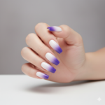 Huasisi Purple Ombre Coffin Press-On Nails - Image 2
