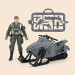 Special Forces Military Model - Soldier & Tactical Snowmobile