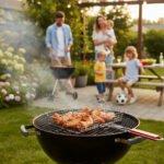 Square Wire BBQ Grilling Basket with Red Handle 26*40 - Image 3