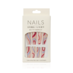 Long Coffin Wave Press-On Nails - Image 2