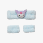 Sanrio Kuromi Plush Spa Headband and Wristbands Set - Image 6