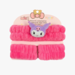 Sanrio Kuromi Plush Spa Headband and Wristbands Set - Image 2