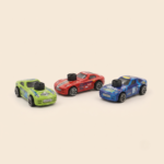 HUI ZUN CHUANG 3 Pcs Bump Spin Die-Cast Metal Car Set