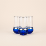 Bloom Stemless Glass Cups Set, 3 Pcs, 355 ml