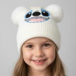 Disney Lilo & Stitch White Double Pom-Pom Beanie - Image 2