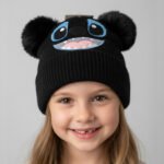 Disney Lilo & Stitch White Double Pom-Pom Beanie - Image 8