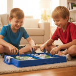 Football Themed Fast Sling Puck Board Game - Image 3