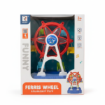 R&R Musical Light-Up Rotating Ferris Wheel Toy - Image 2