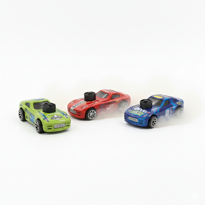 toy-75 HUI ZUN CHUANG 3 Pcs Bump Spin Die-Cast Metal Car Set - Image 1