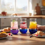 Bloom Stemless Glass Cups Set, 3 Pcs, 355 ml - Image 8