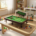 Mini Tabletop Pool Table Game Set - Image 3
