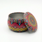 Mandala Tin Jar Soy Wax Scented Candle - Image 2