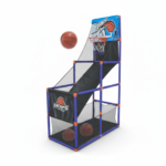Adjustable Kids Arcade Basketball Hoop Game Set (142 CM) - Image 2