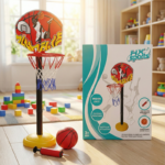HX Sports Adjustable Kids' Basketball Hoop Set - Image 3
