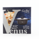 GeBe Venus Die-Casting Non-Stick Casserole with Lid,  20cm ,32 cm, 36 cm - Image 5