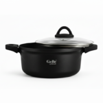 GeBe Venus Die-Casting Non-Stick Casserole with Lid,  20cm ,32 cm, 36 cm