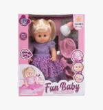 Fun Baby: Interactive Princess Doll with Sound & Blinks - Image 2