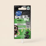 ACTY MASK Peel Me Detox Peel Off Mask with Vegetable Charcoal, Organic Aloe Vera & Chamomile Extract