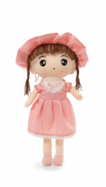 Soft Rag Doll with Polka Dot Hat 75 cm