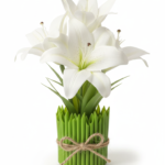 Artificial Lily Bundle with Twine