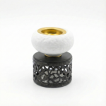 Mycenae Ceramic & Filigree Metal Incense Burn - Image 2