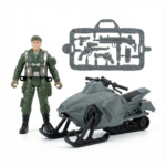 Special Forces Military Model - Soldier & Tactical Snowmobile