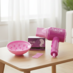 Qnie "BUNCH!" Toy Hair Salon Set with Dryer and Diffuser - Image 2