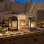 Ramadan house LED Mosque Silhouette Lantern - Image 6