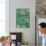 "Good Moms Have Messy Kitchens" Wooden Wall Art - Image 2