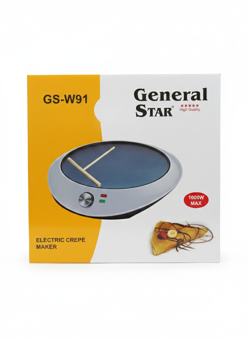18 General Star GS-W91 Electric Crepe Maker 1000W - Image 1