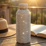 Luxury Rhinestone Insulated Stainless Steel Water Bottle - Image 11