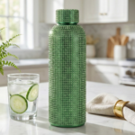 Luxury Rhinestone Insulated Stainless Steel Water Bottle - Image 4