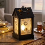 Ramadan house LED Mosque Silhouette Lantern - Image 8