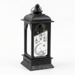 LED Ramadan Mubarak Lantern with Mirror Glass & Calligraphy - Image 3