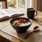 Deva Matte Black Textured Ceramic Bowl 13*30 - Image 2
