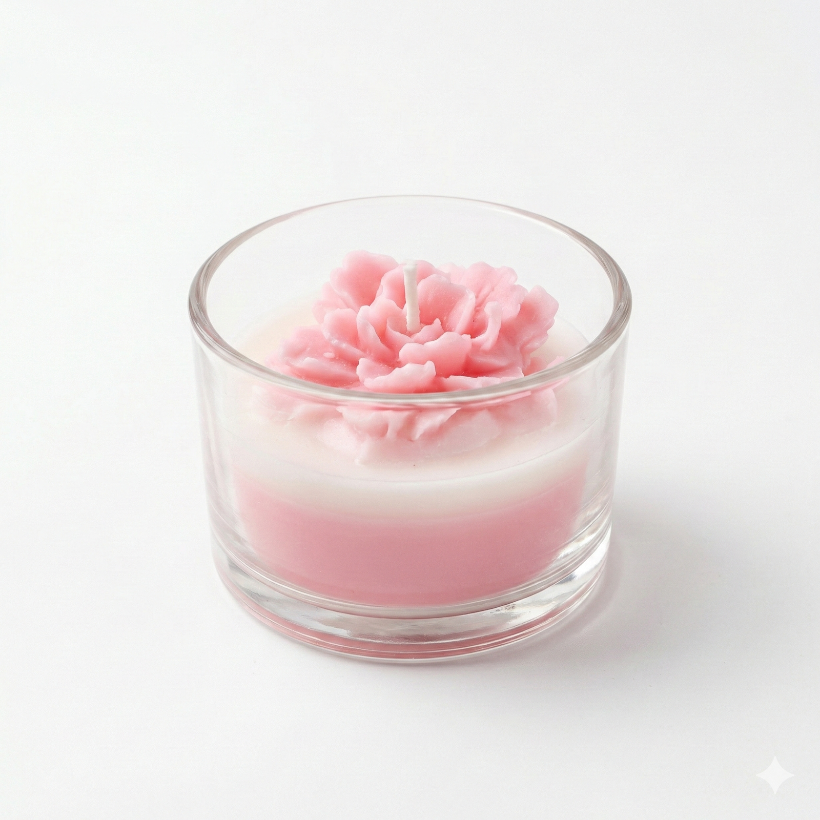 Gemini_Generated_Image_3hineg3hineg3hin Peony Flower Glass Candle - Image 1