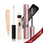Maybelline Fit Me Concealer & Sky High Mascara Bundle