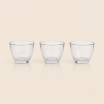 Eldorado Clear Glass Coffee Cup Set (6 Pcs) -56 ml