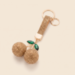 Crystal Cherry Bag Charm Keychain