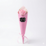 Single Stem Rose in Cone Gift Wrap - Image 2