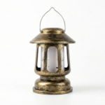 Vintage Bronze Star and Moon Decorative Lantern