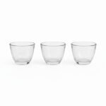 Eldorado Clear Glass Coffee Cup Set (6 Pcs) -56 ml