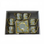 Momaz 12-Piece Modern Coffee Cup & Saucer Set - Image 4