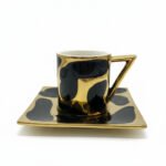 Momaz 12-Piece Modern Coffee Cup & Saucer Set - Image 7