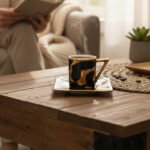 Momaz 12-Piece Modern Coffee Cup & Saucer Set - Image 6