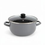 Konex Enameled Frying Pot 24cm with Frying Basket