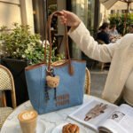Canvas Tote Bag with Bear Charm - Image 11