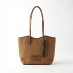 Canvas Tote Bag with Bear Charm - Image 6