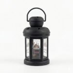 LED Ramadan Lantern with Blue Mosque & Arabic Calligraphy